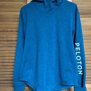 Peloton Teal Light-Weight Hoodie